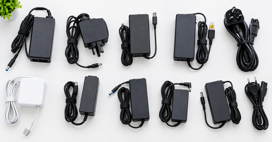 Laptop chargers and power cables