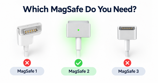 MagSafe 1 vs MagSafe 2 vs MagSafe 3 MacBook charger tips compared