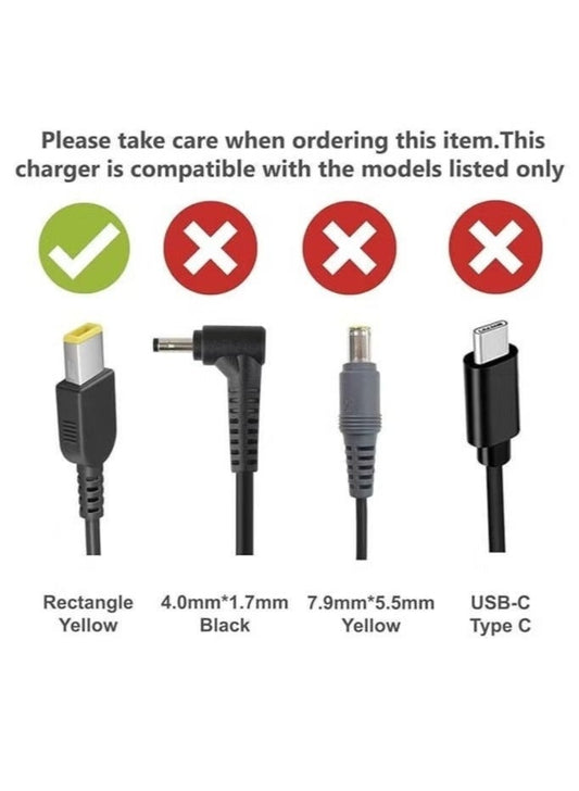ThinkPad X1 Carbon charger 20V 4.5A UAE