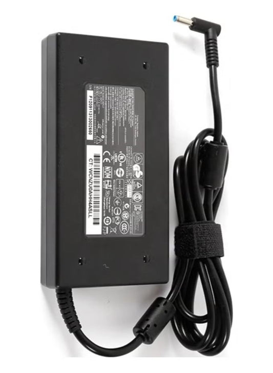 HP 120W laptop charger 19.5V 6.15A blue pin 4.5mm - Top Tech UAE Sharjah