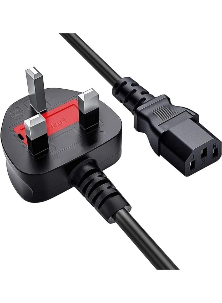 UK plug fused power cord 1.8m Dubai
