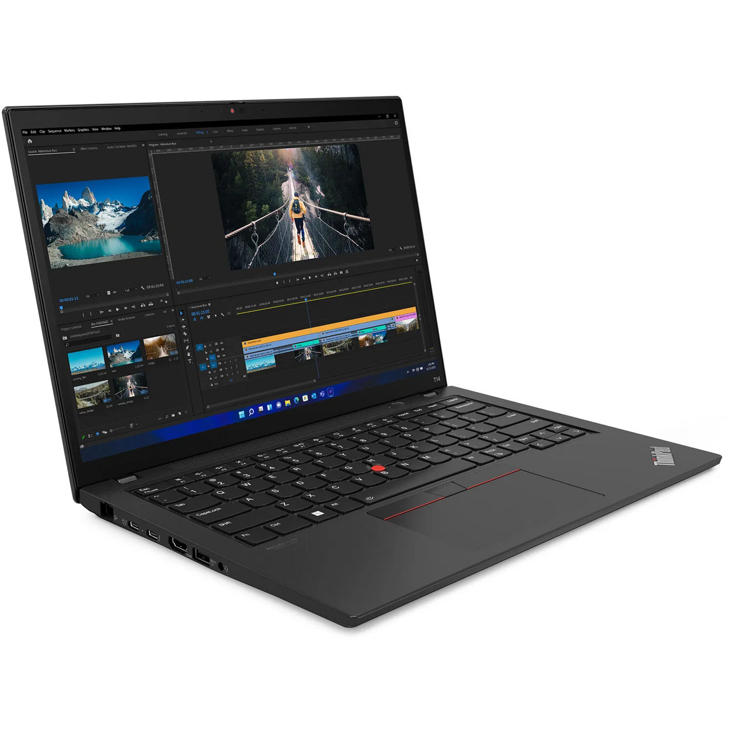 Renewed Lenovo ThinkPad T14s Business Laptop | 14" FHD Display | Intel Core i5 10th Gen Quad Core | 16GB DDR4 RAM | 256GB SSD | Windows 10 Pro | Anti-Glare IPS | HDMI | Black | Premium Renewed