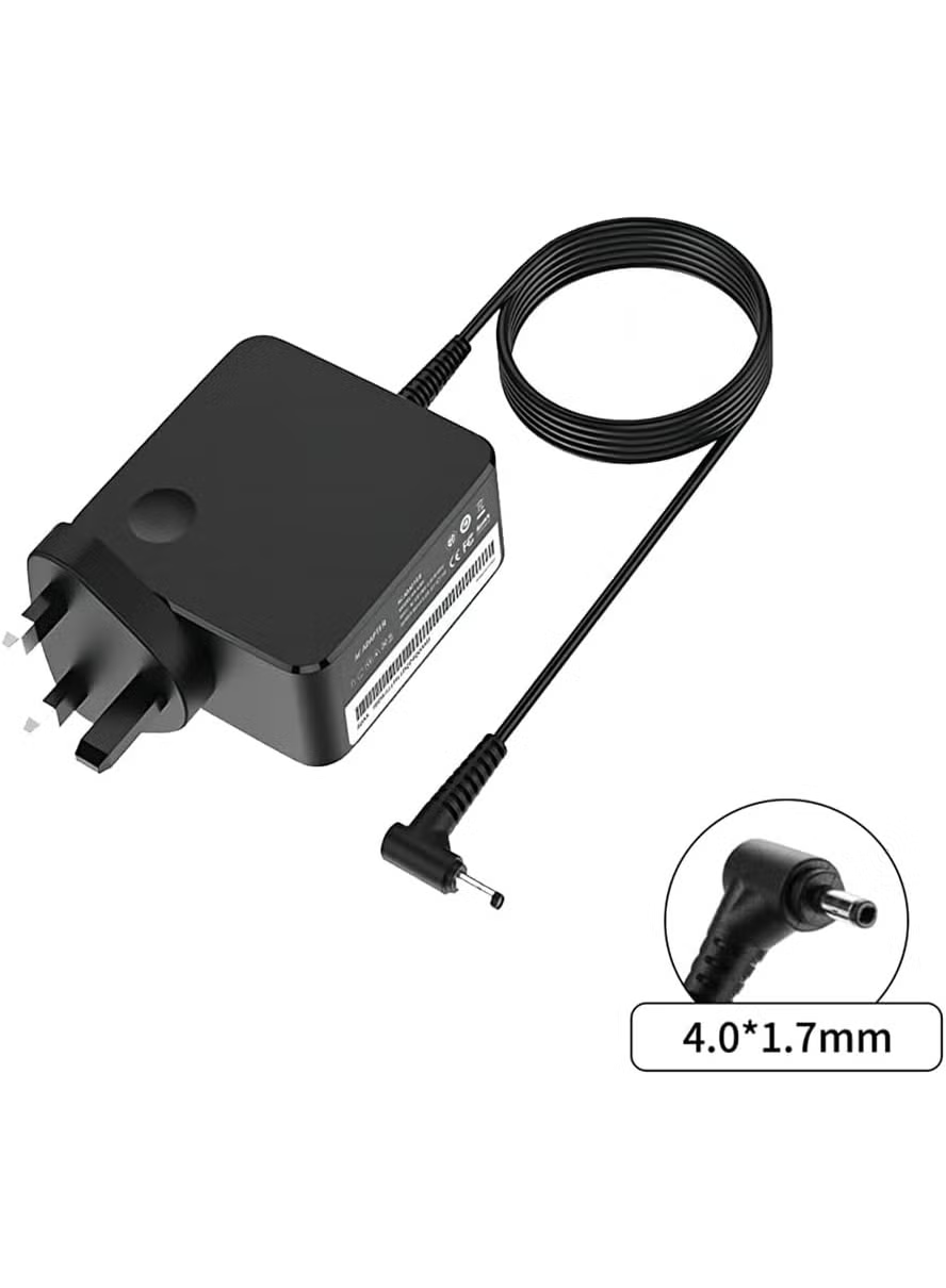 Lenovo 65W Replacement Charger Adapter | 20V 3.25A | 4.0mm Connector | Compatible with Yoga 510 710, IdeaPad 320 330 S145 S340 S540, MIIX 510 520 | Part No. ADLX65CCGK2A | Black